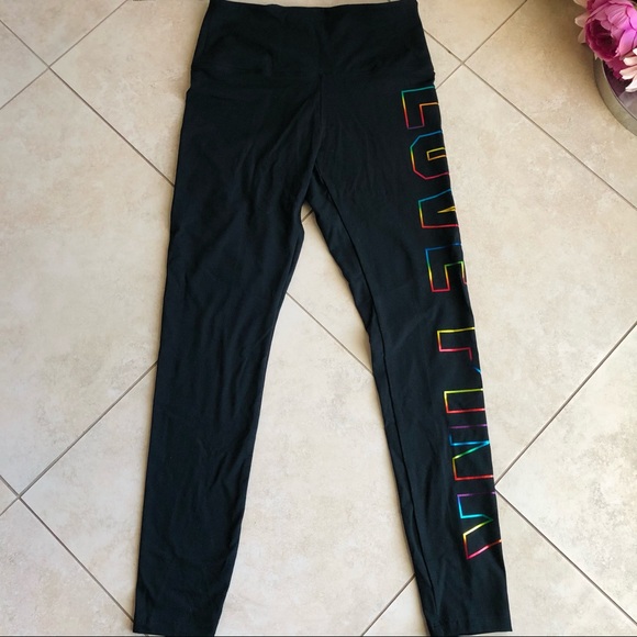 *RARE* VS PINK Rainbow Hoodie & Legging SET S/M - Picture 10 of 16